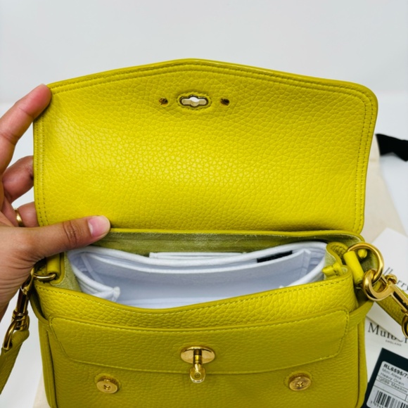 Mulberry Mini Alexa - Meadow Green Heavy Grain - Picture 5 of 10
